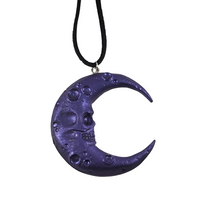 Load image into Gallery viewer, SKULL MOON NECKLACE
