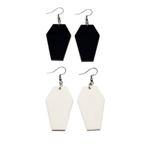 Load image into Gallery viewer, COFFIN DANGLE EARRINGS
